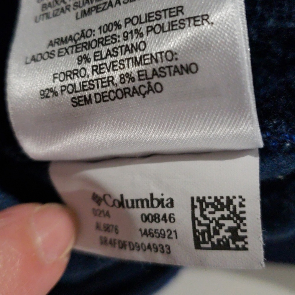 Columbia Blue 1/4 Zip Pullover Size L - Picture 6 of 6